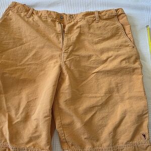 Men's Orange Casual Shorts